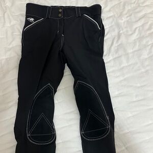 Smart Pak Knee Patch Breeches Black